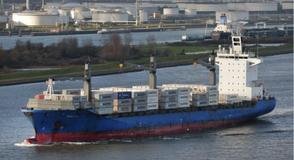 "FRISIA LOGA" HANDLED MORE THAN 1,100 CONTAINERS