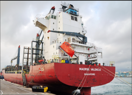 "MAERSK VALENCIA" WAS SHIP OF THE WEEK